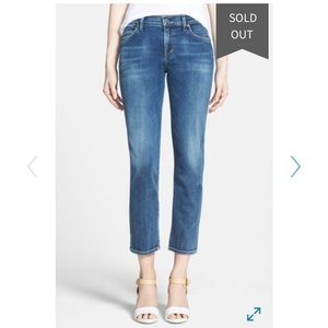 Citizens of Humanity “Phoebe” Slim Straight Crop